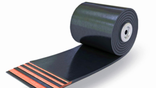 Mining Rubber conveyor belt working in Customer's plant.