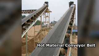 Heat Resistant Conveyor Belt For Hot Materials