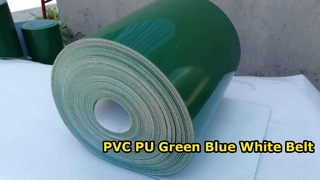 Green White Color PVC PU Food Grade Conveyor Belt